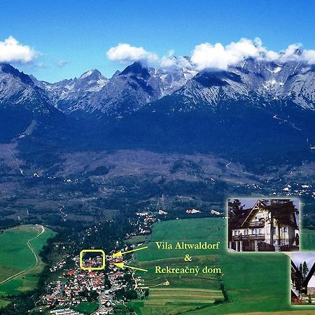 Vila Altwaldorf B&B Vysoke Tatry Stara Lesna Exterior foto